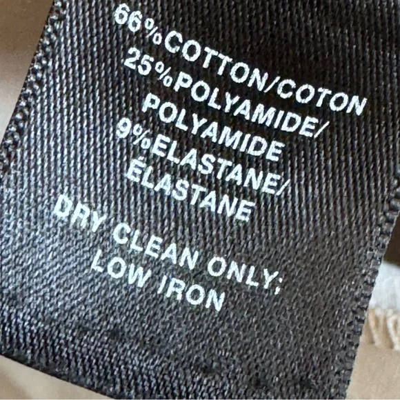 Lafayette 148 NY MANHATTAN Cigarette Ankle Pants Cream Size 6